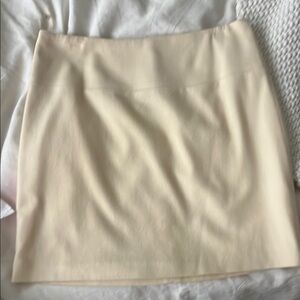 Banana Republic Cream Pencil Skirt